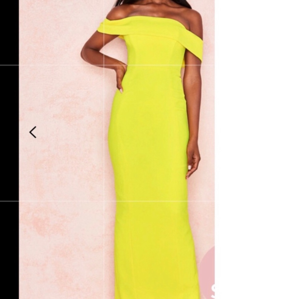 House of CB - XS -Yellow dress